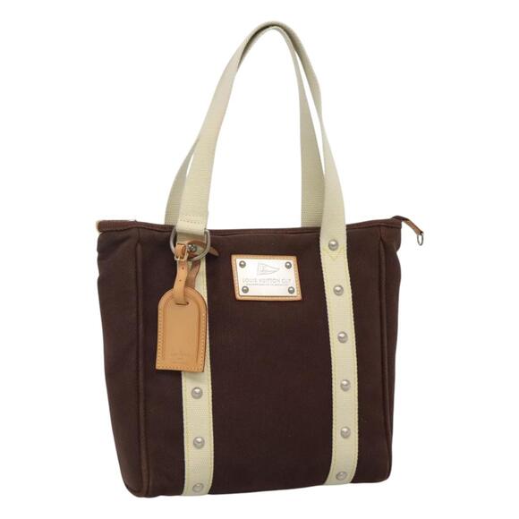 LOUIS VUITTON Cabas MM Antigua Tote Bag Brown M80663 - Picture 1 of 16